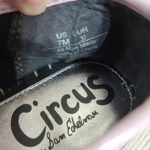 Circus By Sam Edelman Linda Espadrilles Women's US 7 Pink Black Rhinestones - Picture 5 of 10